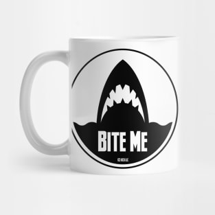 JAWS Movie BITE ME Shark design Mug